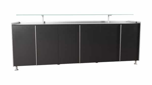 Bene Flügeltürschrank mit Glasplatte – Bild 3