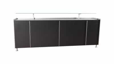 Bene Flügeltürschrank mit Glasplatte