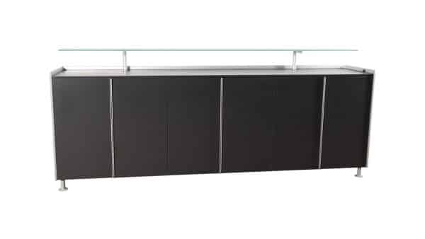Bene Flügeltürschrank mit Glasplatte